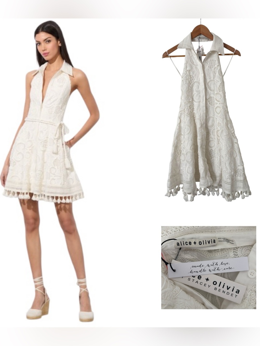 Alice + Olivia Lucy Mini Shirt Dress - Picture 1 of 4